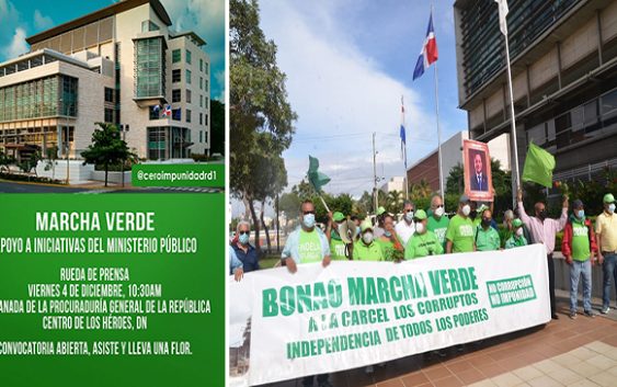 Marcha Verde respalda acciones de la Procuraduría y exige condenas y devolución de lo robado