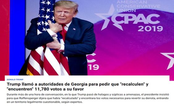 Trump, intentó con Roberto y con Castaños Guzmán (Décima)