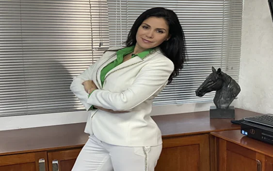Cynthia Zárate referente de la Lega en la Republica Dominicana