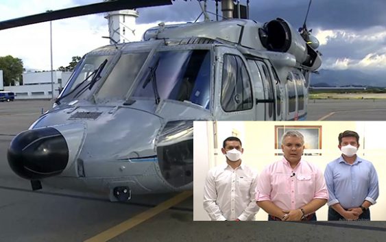 Atentado contra presidente de Colombia Iván Duque; Atacan a tiros helicóptero viajaba; Vídeo