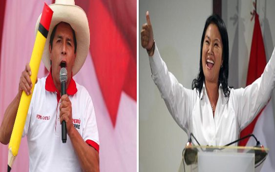 Elecciones Perú: ONPE informa con 98.3 % computado, Pedro Castillo 50.3 Keiko Fujimori 49.6