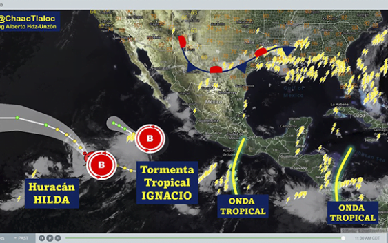 NHC informa la formación de la tormenta tropical Ignacio y ofrece pronósticos sobre Huracán Hilda