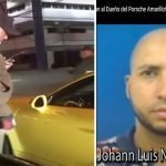Sospechosa fuga: Que dice sujeto Porsche amarillo miembro de antisociales no dejan dormir a nadie; Vídeo