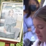 Dolor, indignación, consternación y agradecimientos en Cristiana sepultura de Leslie Rosado y su bebe