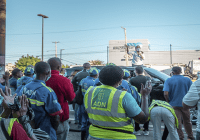 ADN desplegó masivo operativo de limpieza en toda la ciudad con 120 camiones y 1,300 empleados