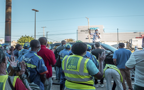 ADN desplegó masivo operativo de limpieza en toda la ciudad con 120 camiones y 1,300 empleados