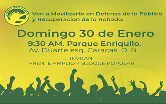 Mañana domingo a las 9:30 Manifestación Popular en Defenza de lo Público y recuperación de lo robado