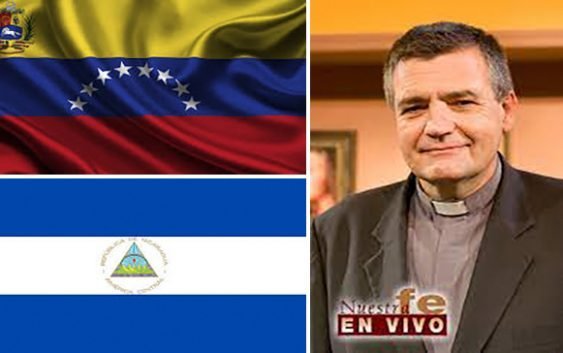 En homilía padre Santiago Martín reseña la «Cruz» espantosa que cargan Nicaragua y Venezuela; Vídeo