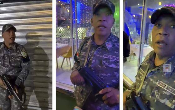 PN suspenden oficial superior manipuló arma de fuego en centro de diversión