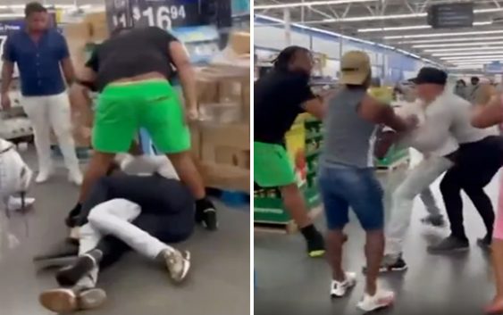 Intentó violar mujer en supermercado WalMart y clientes lo evitaron; Autoridades creen es reincidente; Vídeo