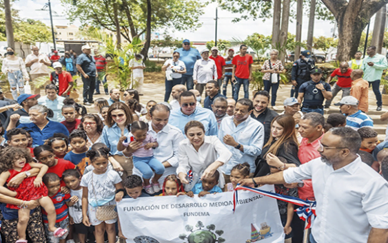 ADN y BanReservas concluyen remozamiento de 80 parques con la reinauguración del Parque Las Avenidas