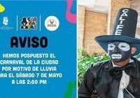 Alcaldía del Distrito Nacional pospone Carnaval 2022 para el sábado 7 de Mayo por causa de las lluvias