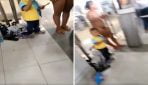 Mujer se desnuda en estación del Metro de Santo Domingo; Vídeo