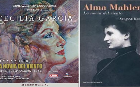 Esta noche Cecilia García estrenará el monólogo “Alma Mahler: la novia del viento” en el Teatro Nacional