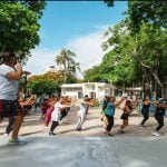 ADN inaugura programa “Ibero Fit” con clases y ejercicios gratuitos en Parque Iberoamérica