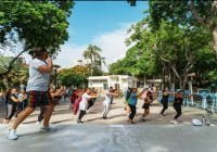 ADN inaugura programa “Ibero Fit” con clases y ejercicios gratuitos en Parque Iberoamérica