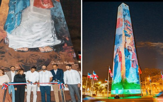 Alcaldía del Distrito Nacional y BanReservas realizan encendido de Obelisco