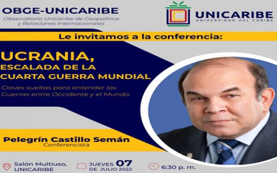 Pelegrin Castillo dictará esta tarde la conferencia «Ucrania, escalada de la Cuarta Guerra Mundial»