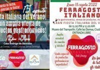 Hoy «Ferragosto italiano» con entrada gratis para toda la familia; Diversión, gastronomía y venta de productos