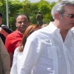 Salvador Holguín acompañó al presidente Luis Abinader en su visita a Dajabón