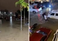 Tras tres horas ininterrumpidas de torrenciales lluvias capital dominicana de emergencia; Vídeos