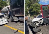 Accidente de decenas de vehículos Autopista Duarte, Piedra Blanca, Bonao, deja cuatro muertos; Vídeo