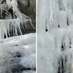 La Nevera se convirtió en duros ramilletes de hielo en Constanza; Vídeo