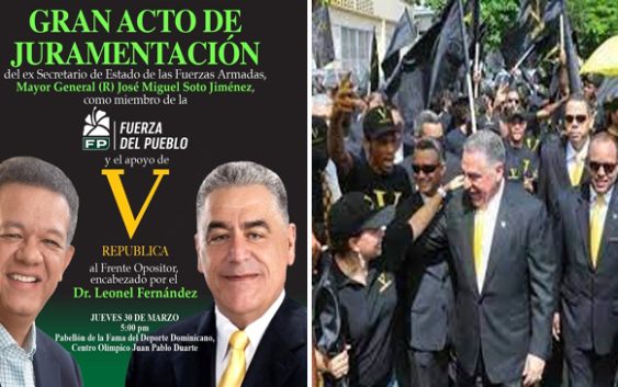 Soto Jiménez y V República pasaran mañana a formar parte del «Frente Opositor» que encabeza Leonel