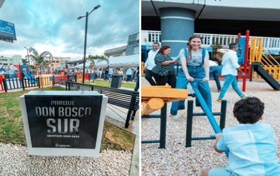 La alcaldesa del Distrito Nacional Carolina Mejía reinauguró el Parque Don Bosco