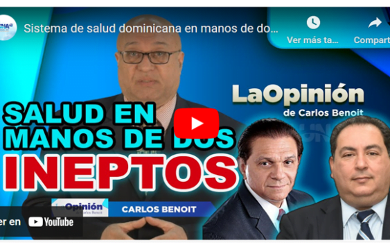 Carlos Benoit dice Sistema de Salud tiene a Daniel Rivera y Mario Lama dos ineptos e irresponsables; Vídeo