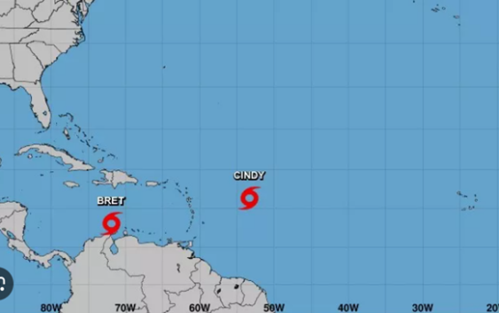 Onamet informa vigila la Tormenta Tropical Cindy que se fortalece hacia las Antillas Menores