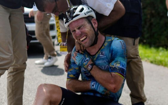Mark Cavendish obligado a dejar el Tour de France por colisión que le produjo caída