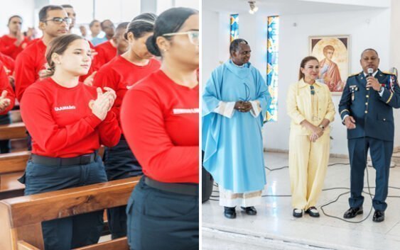 Bomberos del DN ratifican compromiso social en actos del Día de la Virgen de las Mercedes