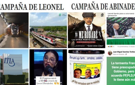 Mientras Leonel se promueve con su legado (obras) la campaña de Abinader es inventar y hablar mierda de él; Adjuntos