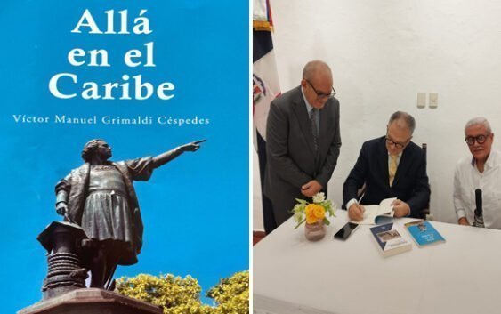 Escritor Víctor Grimaldi presentó su más reciente obra, la novela «Allá en el Caribe»