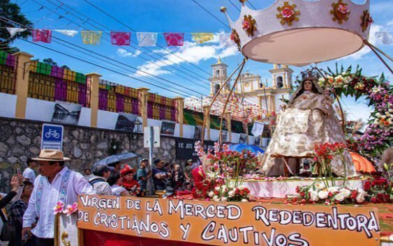 Más de 3 mil mayas danzaron a la Virgen de Las Mercedes para que acabe violencia del narco en Chiapas