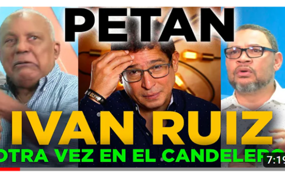 Iván Ruiz, prepotente cosa que Abinader le vendió la Certv Canal 4 no sale de una; Vídeo