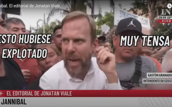 Gobierno Massa siembra terror: Intendente Gastón Granados lidera turbas fueron arrinarle acto a Milei; Vídeo