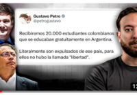 Frustrado y perverso guerrillero Gustavo Petro esparce sus mierdas sobre Milei y Agustín Laje le responde; Vídeo