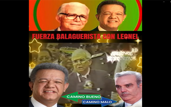 Balaguer lo indicó: Verdaderos balagueristas sabemos Leonel es el camino, los 3 reformistas NO; Vídeos