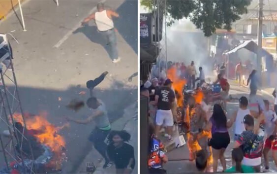 Origen del Carnaval: En el de Salcedo 19 quemados por fuegos artificiales; 10 son niños y 12 en estado crítico; Vídeos