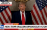 Presidente Donald Trump agradece a la Corte Suprema el haber trabajado con presteza; Vídeo